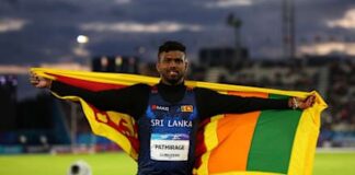 රුමේෂ් තරංගට හෙල්ල විසි කිරීමෙි ඉසව්වේන් රන් පදක්කම