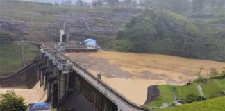 කොත්මලේ ජලාශයේ වාන් දොරටු විවෘත කෙරේ.. පහත් බිම්වල ජනතාවට අවධානයෙන් සිටින ලෙසට උපදෙස්
