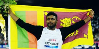 සූරිච් ඩයමන්ඩ් ලීග් මලල ක්රීඩා තරගාවලියේදීත් හෙල්ල විසිකිරීමේ පළමු ස්ථානය රුමේෂ් තරංගට