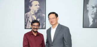 නව චීන තානාපති සහ ජවිපෙ ප්රධාන ලේකම් අතර හමුවක්